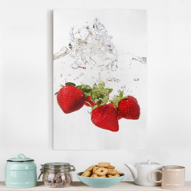 Obrazy owoc Woda truskawkowa
