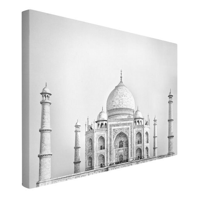 Szary obraz na ścianę Taj Mahal w kolorze szarym