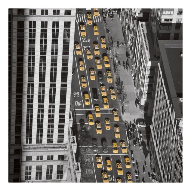 Obrazy nowoczesny Ruch taksówek na Manhattanie