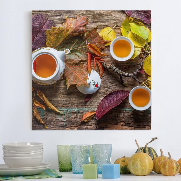 Obrazy nowoczesne Herbata we wrześniu
