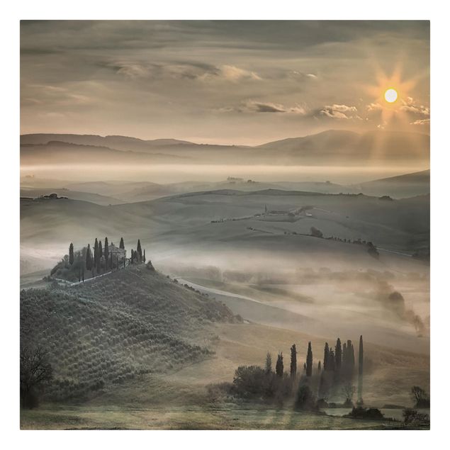 Obrazy krajobraz Poranek w Toskanii