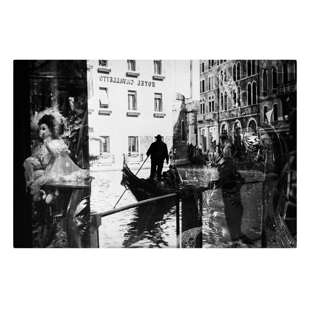 Nowoczesne obrazy Weneckie refleksje