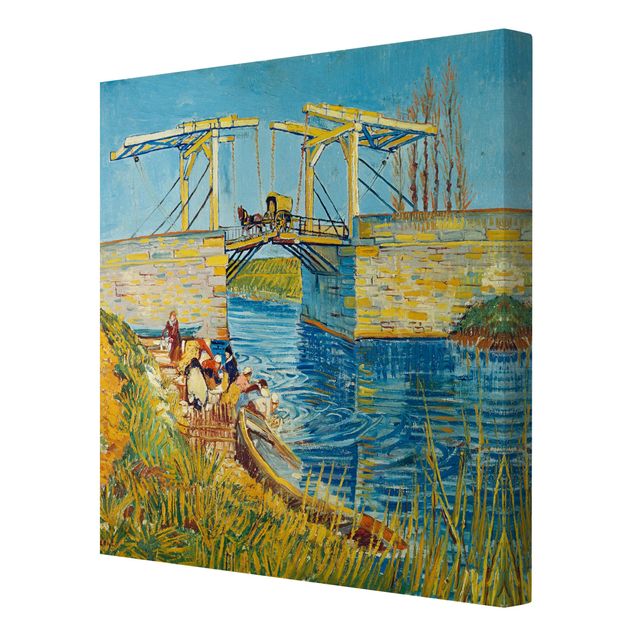 Obraz konie na płótnie Vincent van Gogh - Most zwodzony w Arles