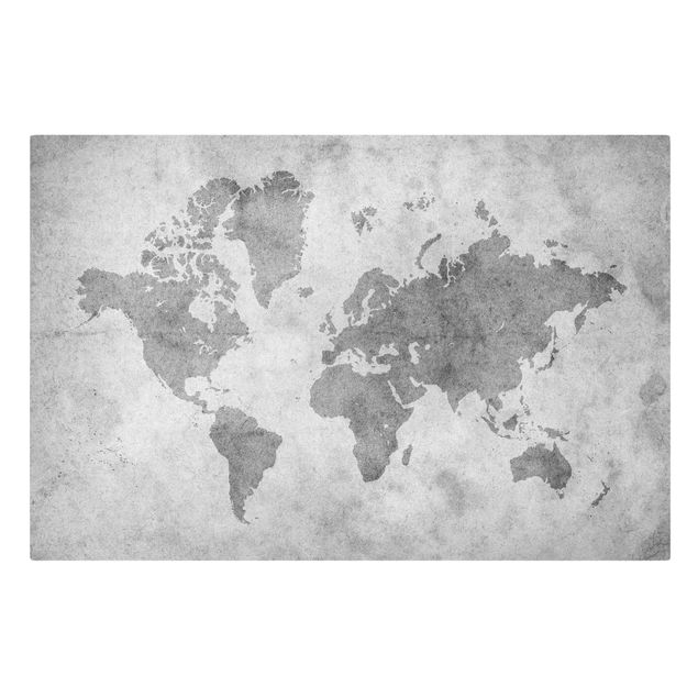 Obrazy retro Vintage World Map II