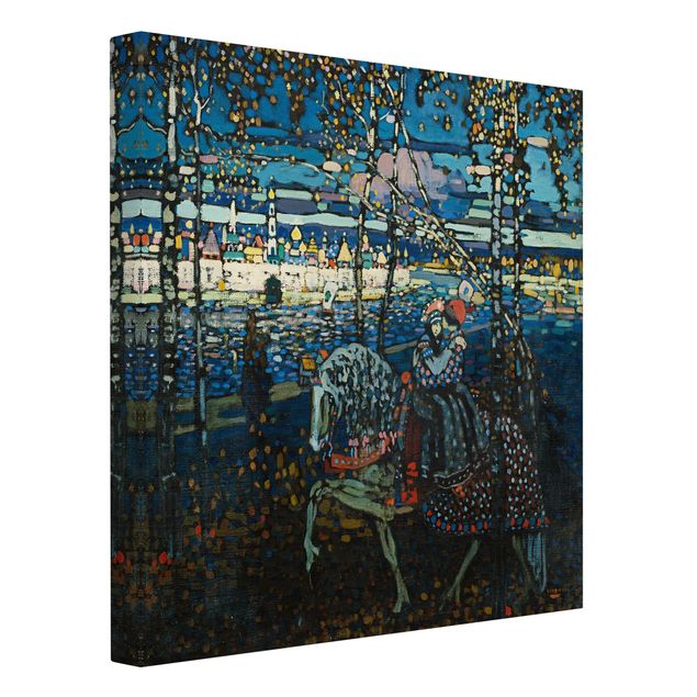 Abstrakcja obraz Wassily Kandinsky - Para jeżdżąca konno