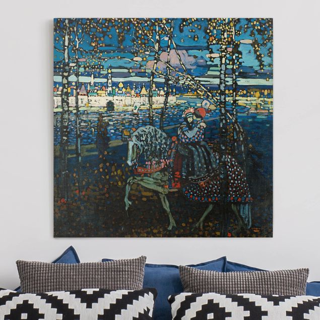 Obrazy ekspresjonizm Wassily Kandinsky - Para jeżdżąca konno