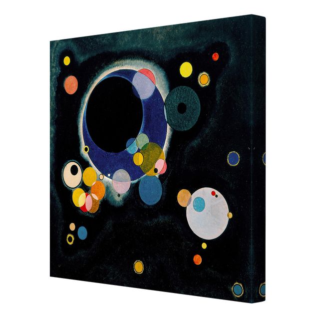 Obrazy na płótnie abstrakcja Wassily Kandinsky - Szkicowanie okręgów