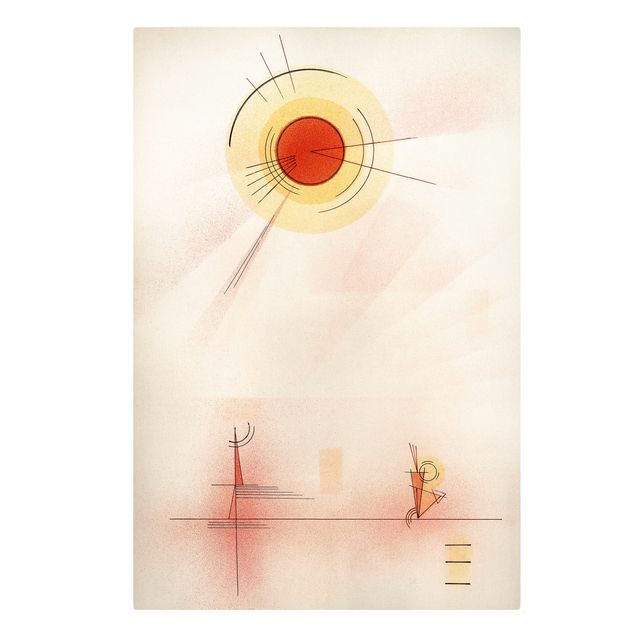 Nowoczesne obrazy Wassily Kandinsky - Promienie