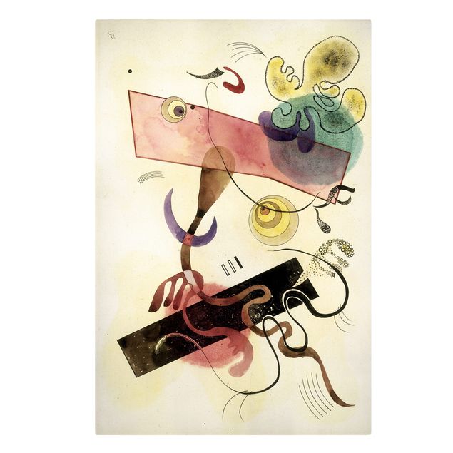 Obrazy na szkle abstrakcja Wassily Kandinsky - Taches
