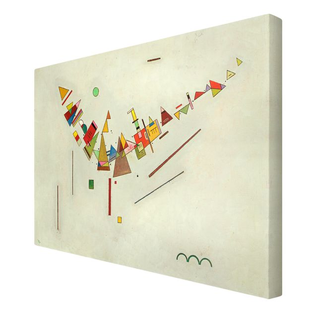 Obraz abstrakcja na płótnie Wassily Kandinsky - Angular Swing