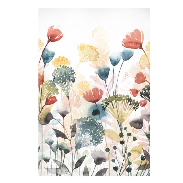 Obrazy z motywem kwiatowym Dzikimi kwiatami w lecie II