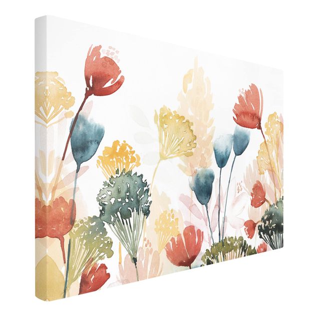 Obraz kolorowy Dzikimi kwiatami w lecie II