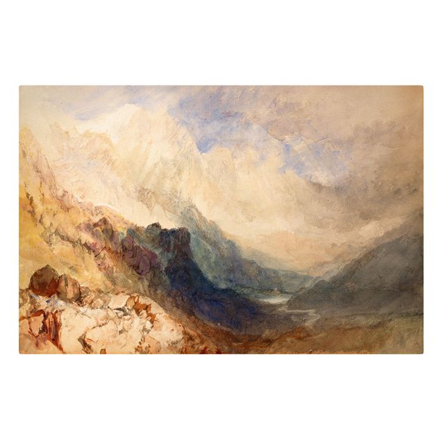 Obrazy romantyzm William Turner - Dolina Aosty