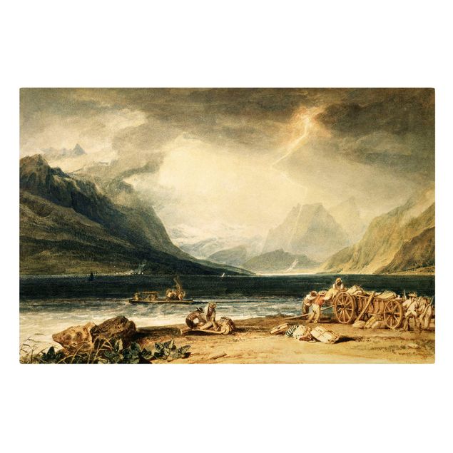 Nowoczesne obrazy William Turner - Jezioro Thun