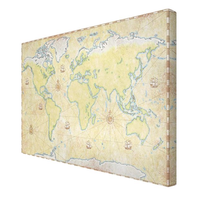 Obrazy na ścianę Mapa świata