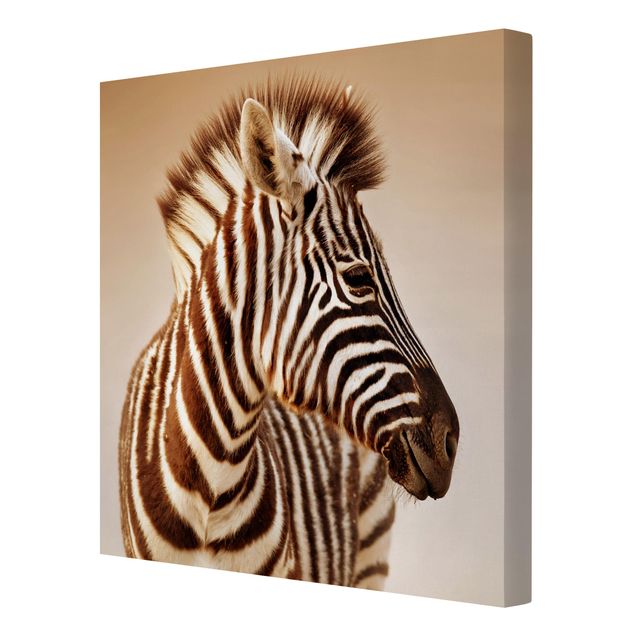 Zebra obraz Portret dziecka w typie zebry
