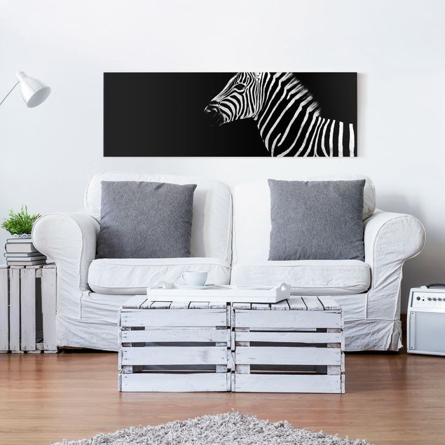 Nowoczesne obrazy Zebra Safari Art