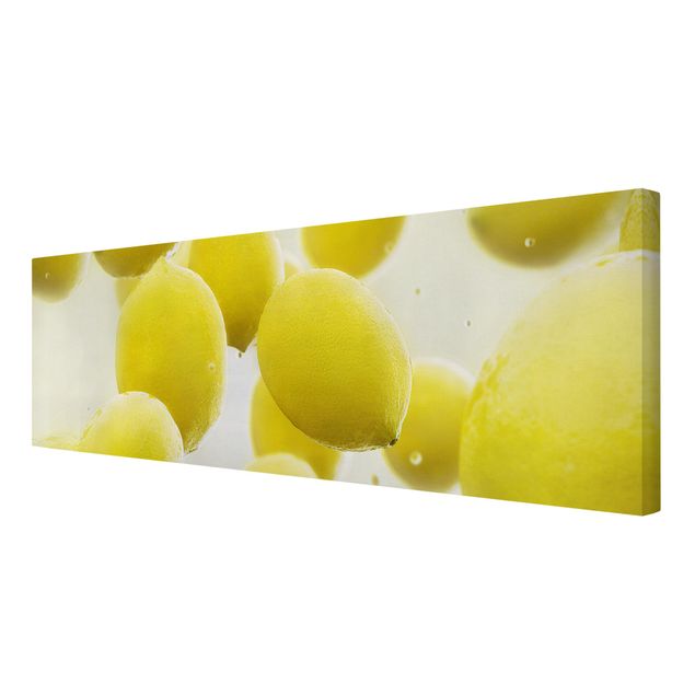 Obrazy drukowane na płótnie Citrony w wodzie