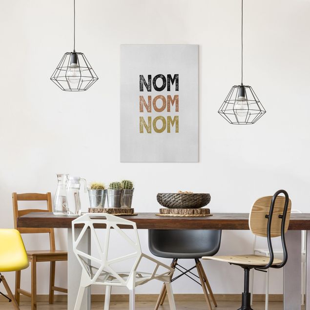 Obrazy nowoczesny Kuchnia Nom Cytat