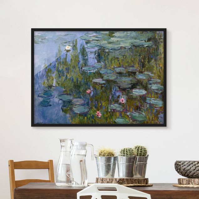 Plakat w ramie - Claude Monet - Lilie wodne (Nympheas)