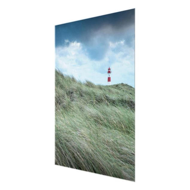 Obrazy na szkle plaża Burzliwe czasy w latarni morskiej