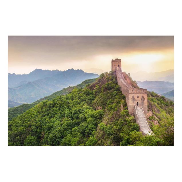 Obrazy na szkle krajobraz Niekończący się Mur Chiński