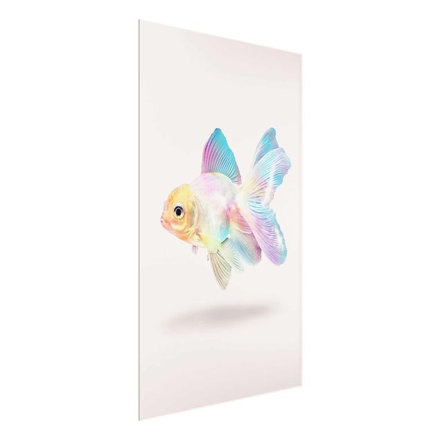 Obrazy na szkle zwierzęta Ryby w pastelach