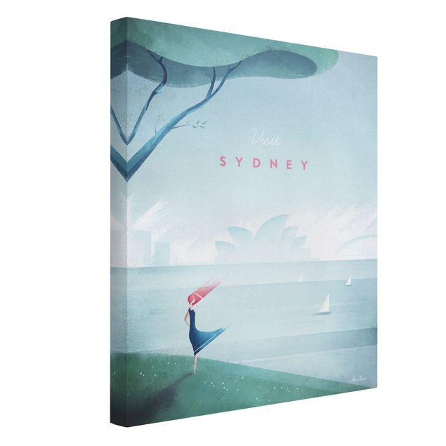 Obrazy do salonu Plakat podróżniczy - Sidney