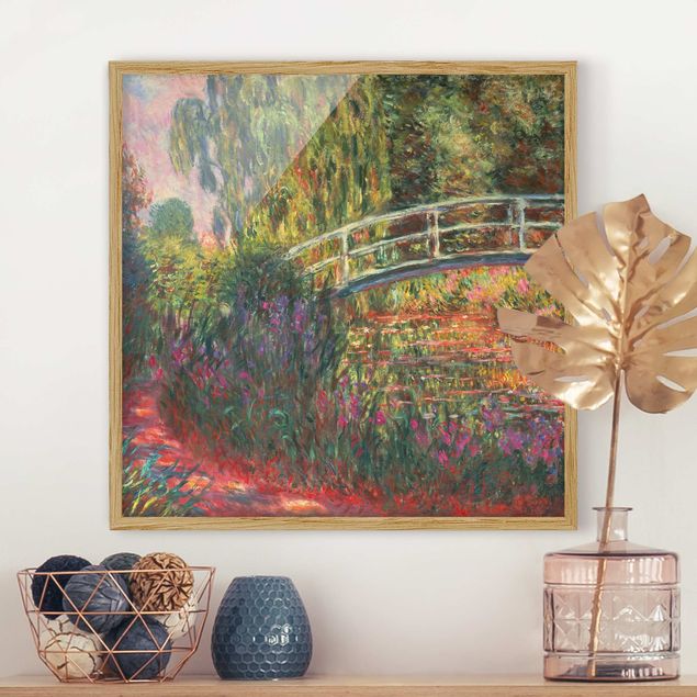 Dekoracja do kuchni Claude Monet - Mostek japoński w ogrodzie w Giverny