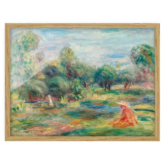 Obrazy w ramie krajobraz Auguste Renoir - Krajobraz w pobliżu Cagnes