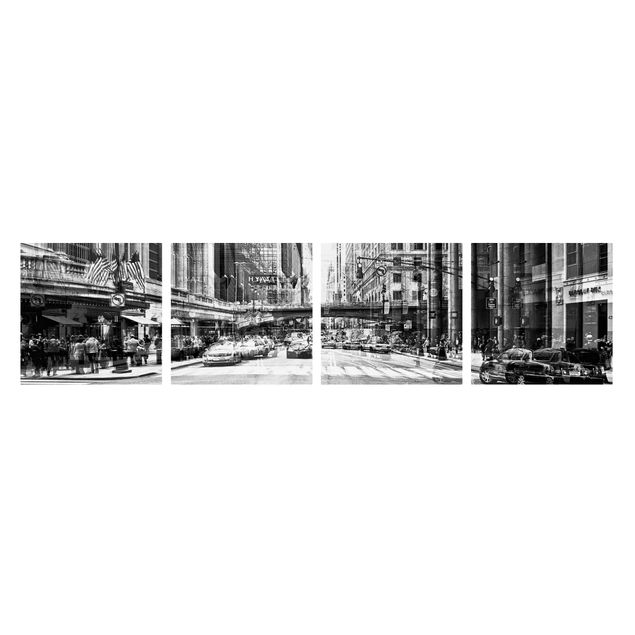 Obrazy nowoczesny Nowy Jork miasto czarno-białe