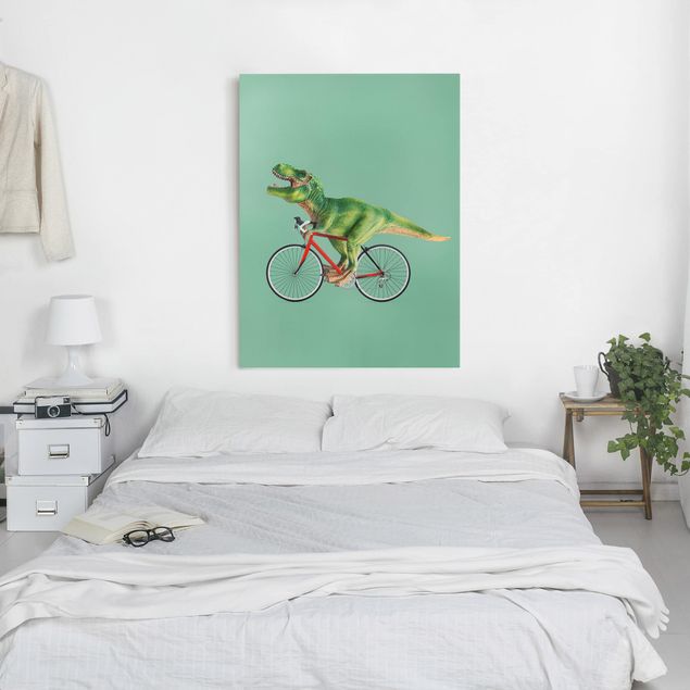 Pokój niemowlęcy Dinozaur z rowerem