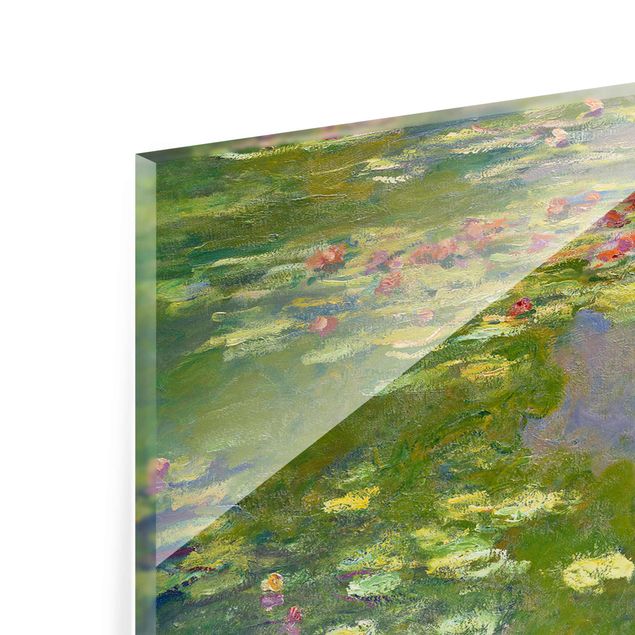 Obrazy do salonu nowoczesne Claude Monet - Zielone lilie wodne