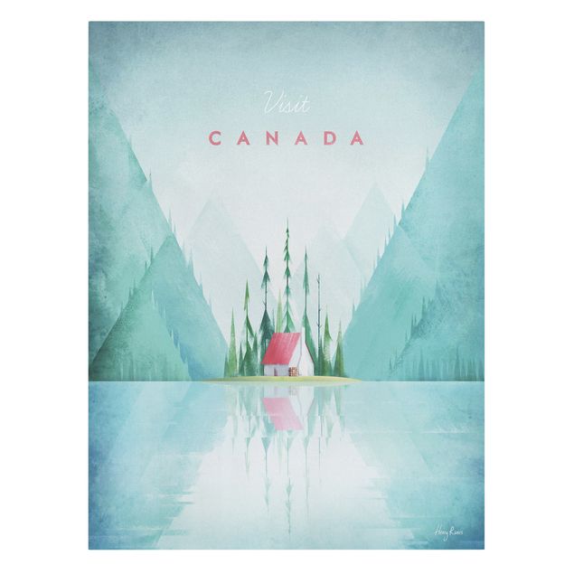 Obrazy vintage Plakat podróżniczy - Kanada