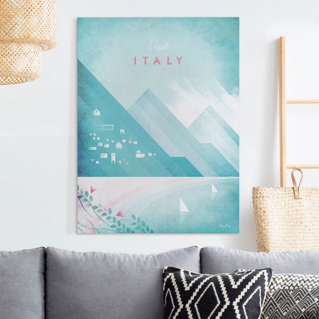 Dekoracja do kuchni Plakat podróżniczy - Włochy