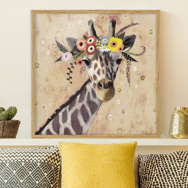 Dekoracja do kuchni Żyrafa Klimta