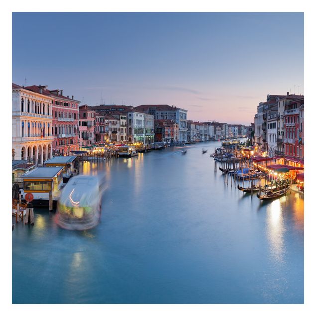 Fototapeta - Wieczorna atmosfera na Wielkim Kanale w Wenecji