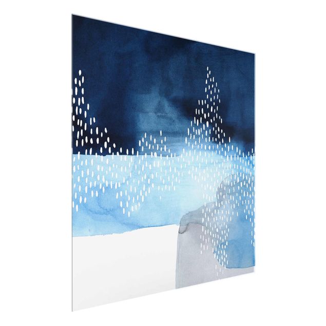 Obrazy na szkle abstrakcja Abstrakcyjny wodospad