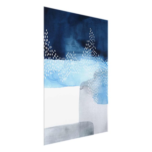 Obrazy na szkle abstrakcja Abstrakcyjny wodospad