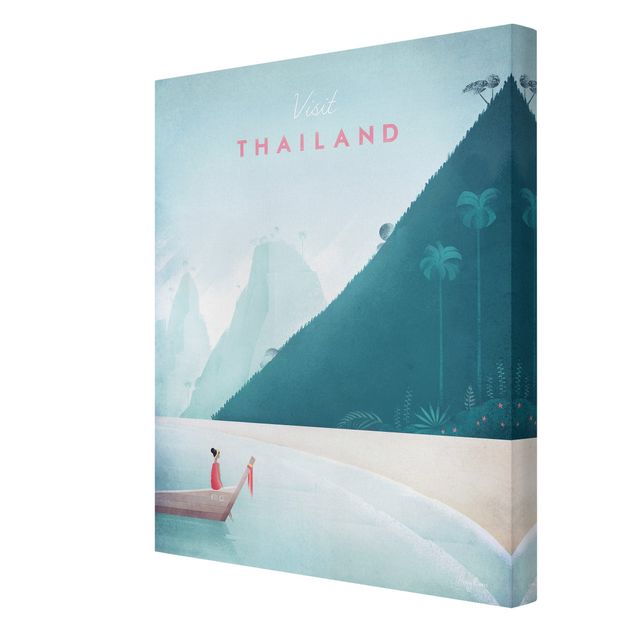 Obrazy portret Plakat podróżniczy - Tajlandia
