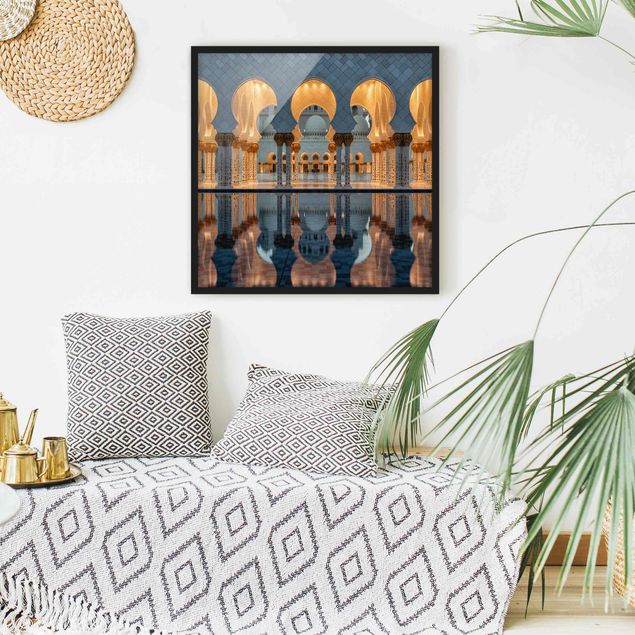 Obrazy w ramie do korytarzu Refleksje w meczecie