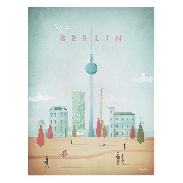 Obrazy vintage Plakat podróżniczy - Berlin