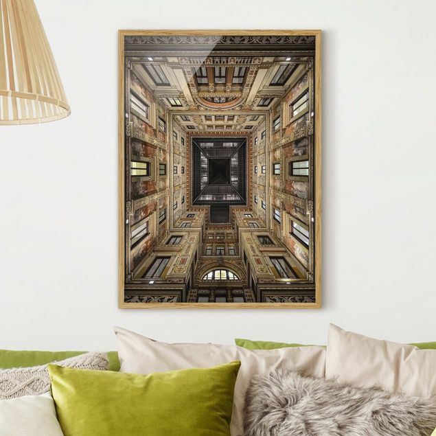 Obrazy w ramie do korytarzu Galeria Sciarra w Rzymie