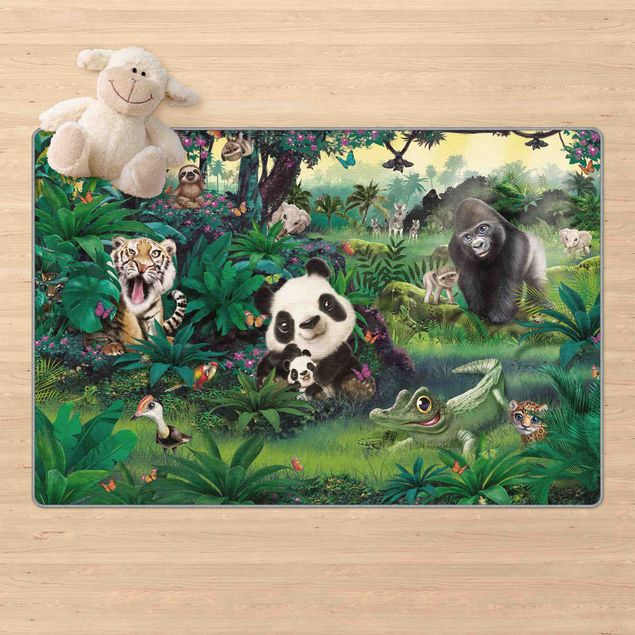 nowoczesny dywan Animal Club International - Jungle With Animals