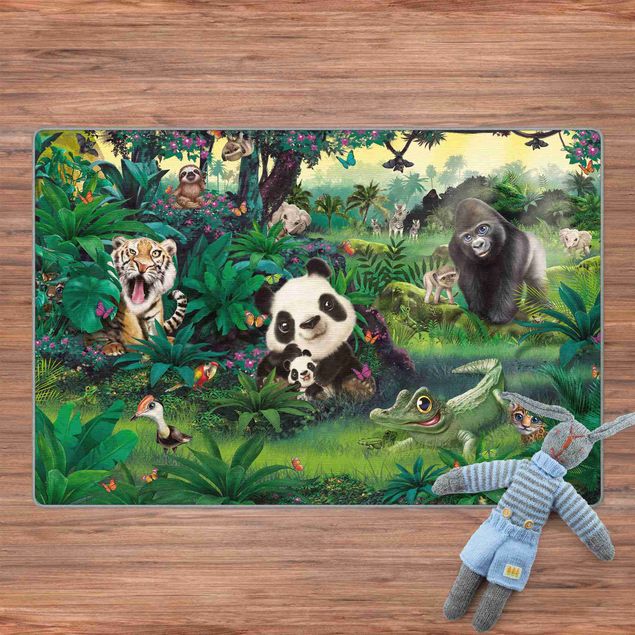 dywan dżungla Animal Club International - Jungle With Animals