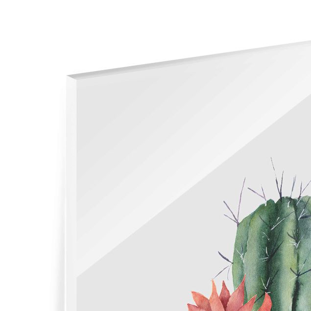 Obrazy Akwarela Ilustracja kaktusów