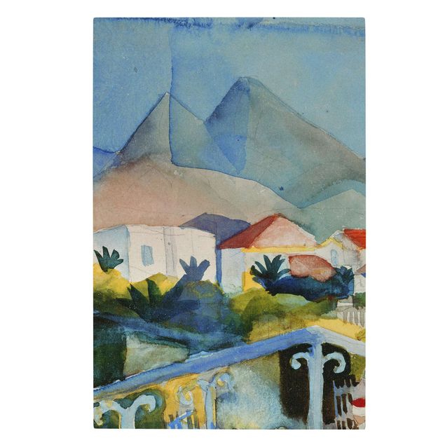 Obrazy góry August Macke - Saint Germain koło Tunisu