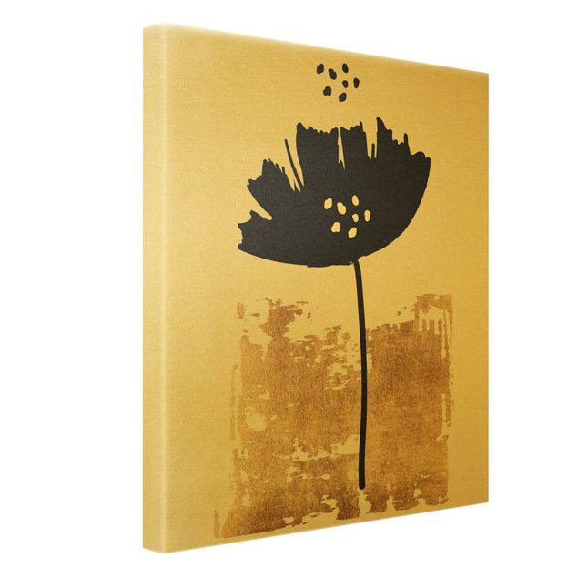 Obrazy z motywem kwiatowym Kwiat złotego maku