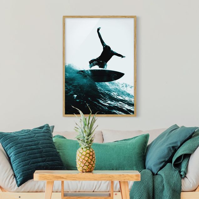 Obrazy w ramie krajobraz Bohater surfingu