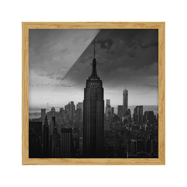 Obrazy w ramie do łazienki Nowy Jork Widok na Rockefellera